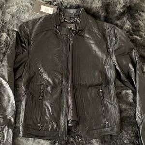 NWT: Armani Exchange Leather Jacket